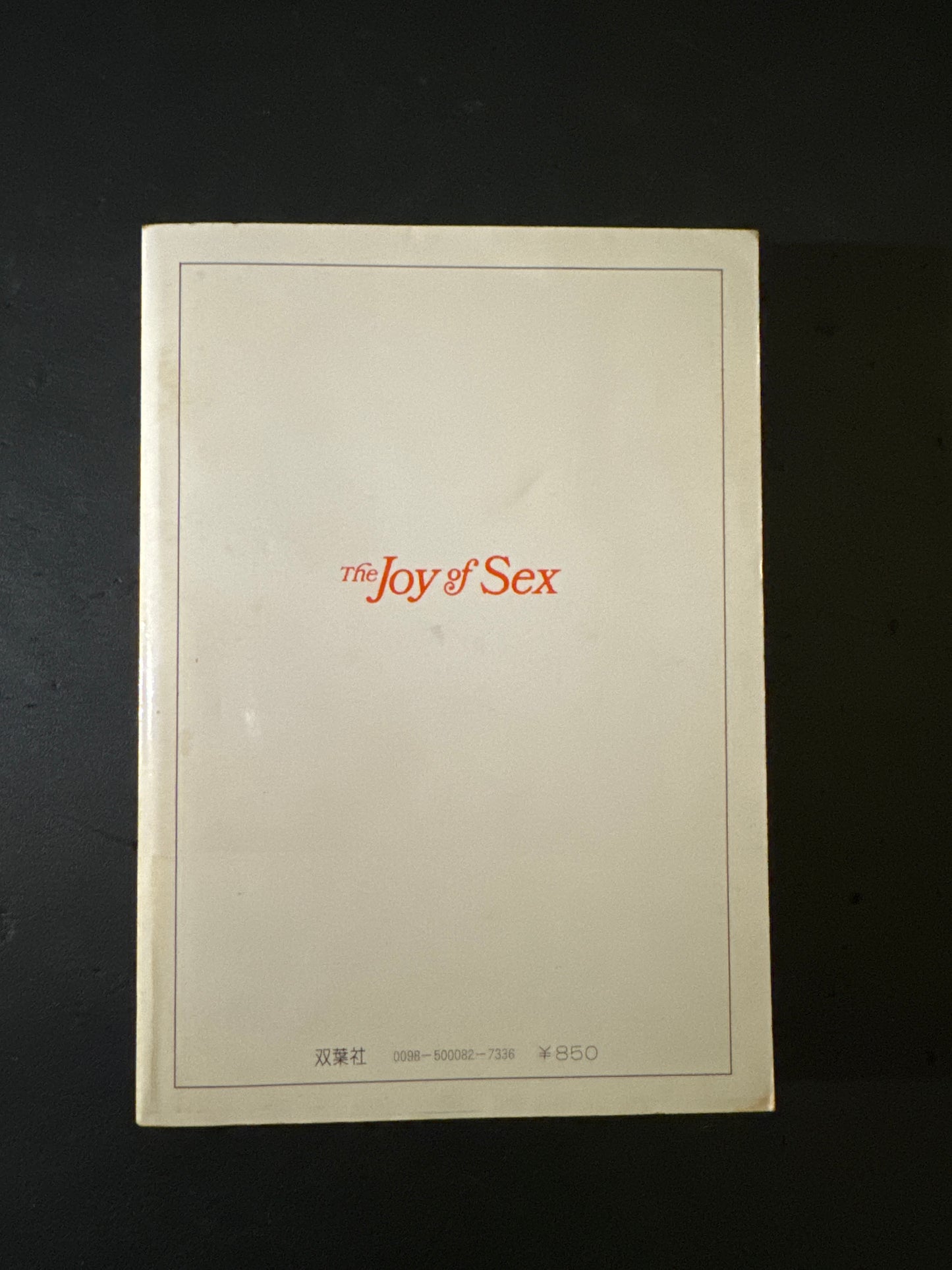 The Joy of Sex