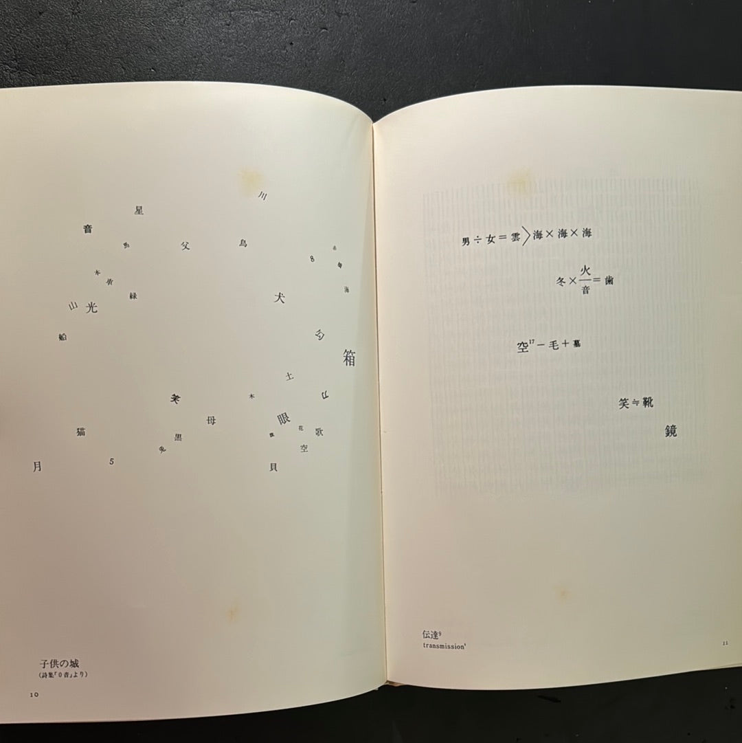 SEIICHI NIIKUNI : CONCRETE POETRY