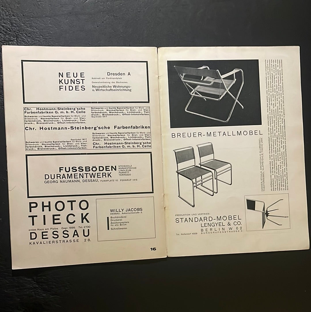 bauhaus zeittchrift fur und gestaltung schriftleitung