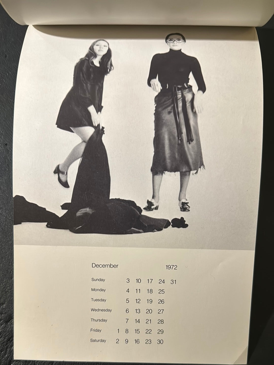 Kuri Experimental Manga Studio 1972 Calendar