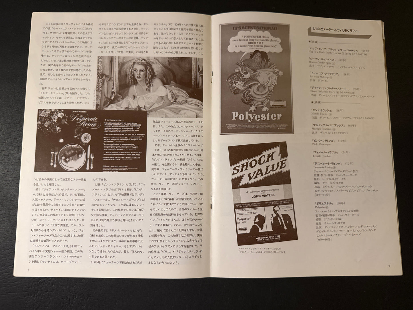 Pink Flamingos pamphlet