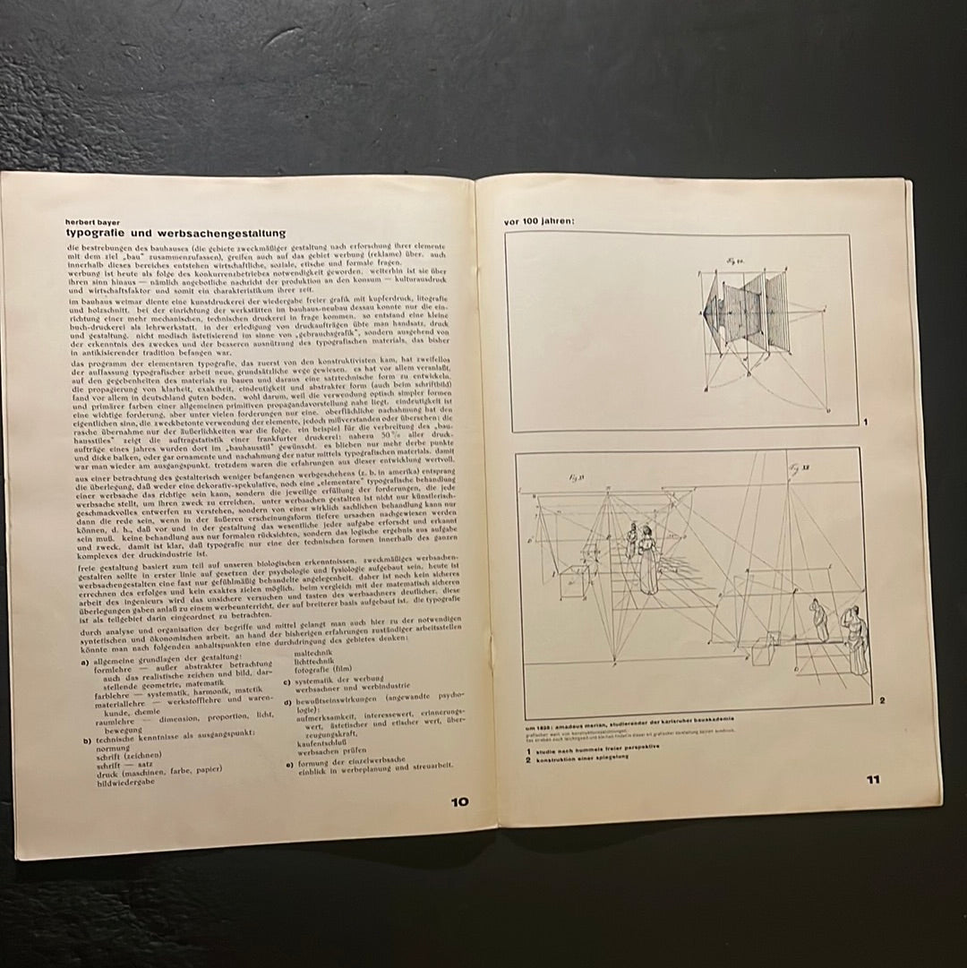 bauhaus zeittchrift fur und gestaltung schriftleitung