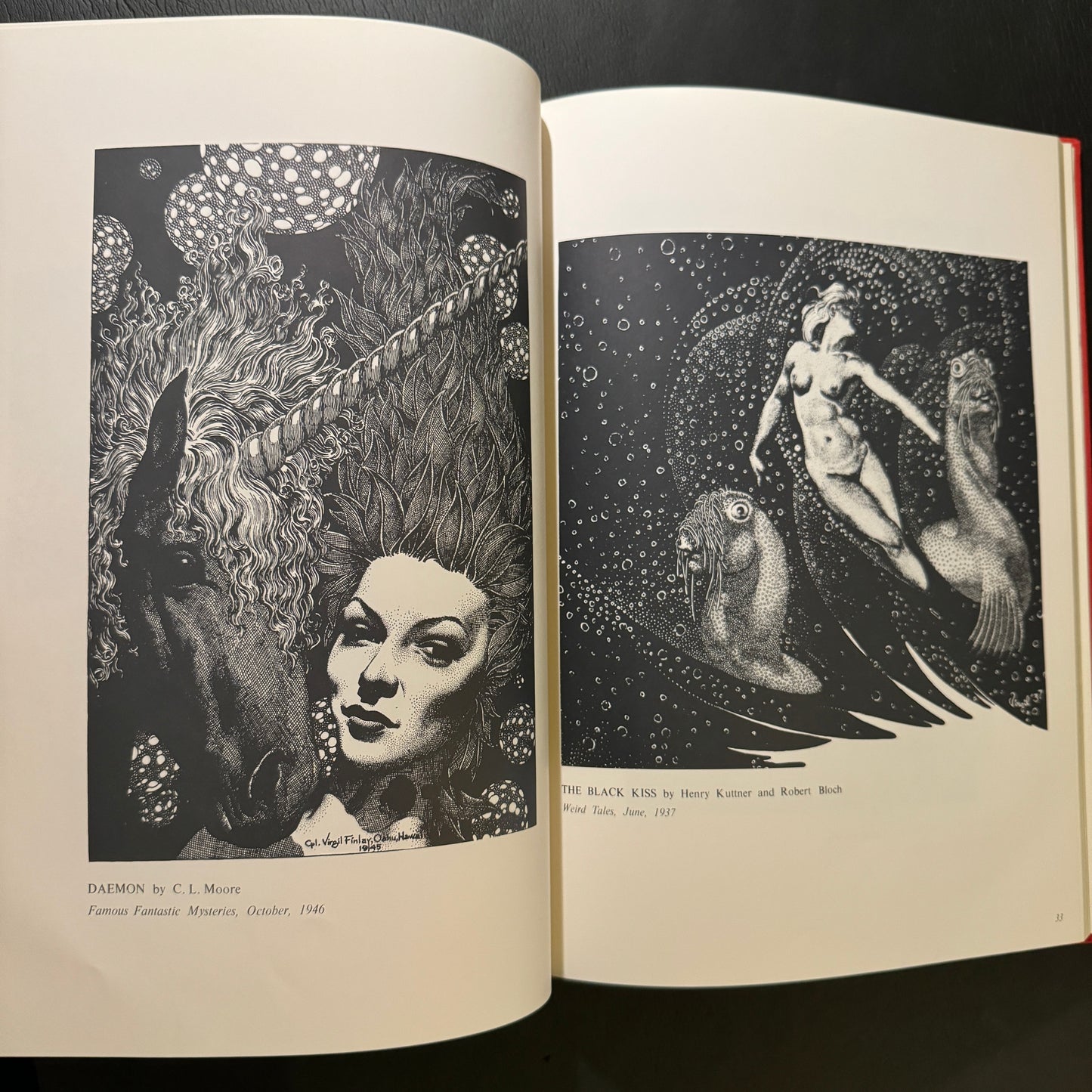 Virgil Finlay Fantasy Illustrations