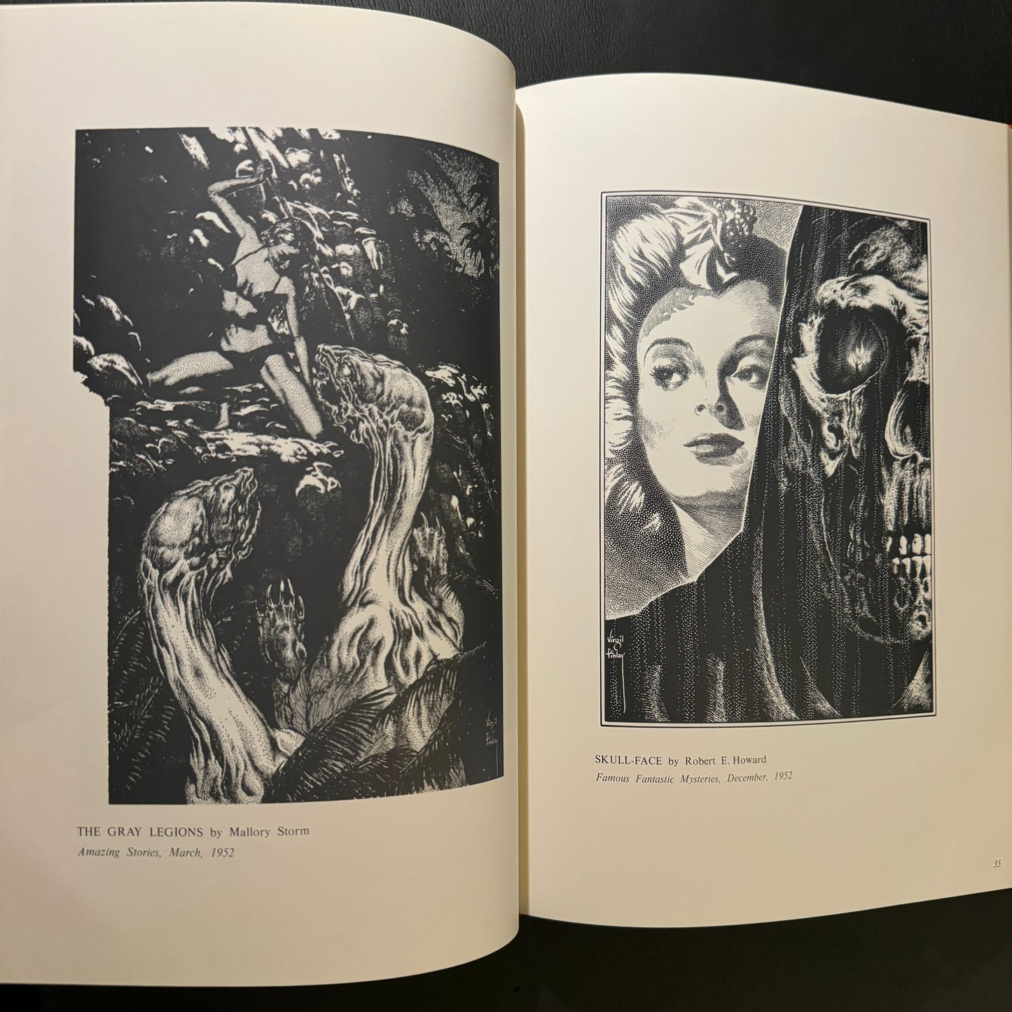 Virgil Finlay Fantasy Illustrations