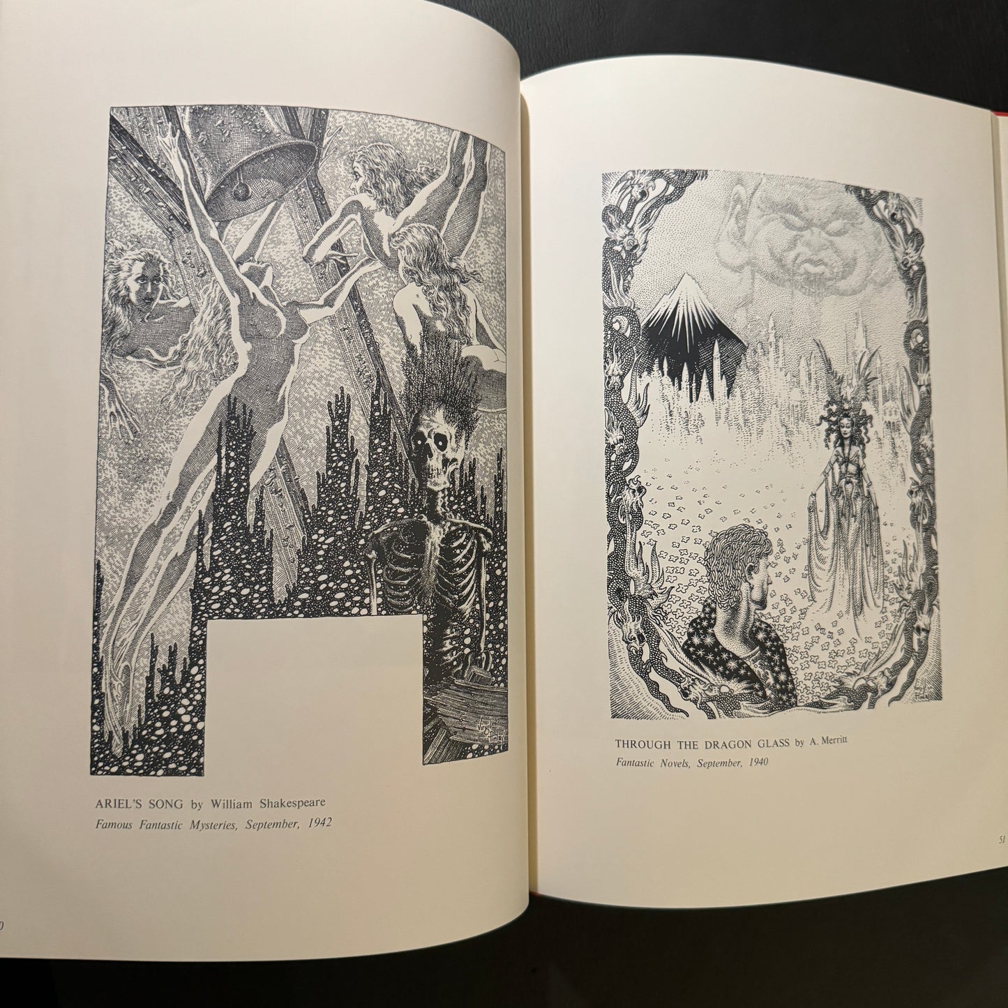 Virgil Finlay Fantasy Illustrations