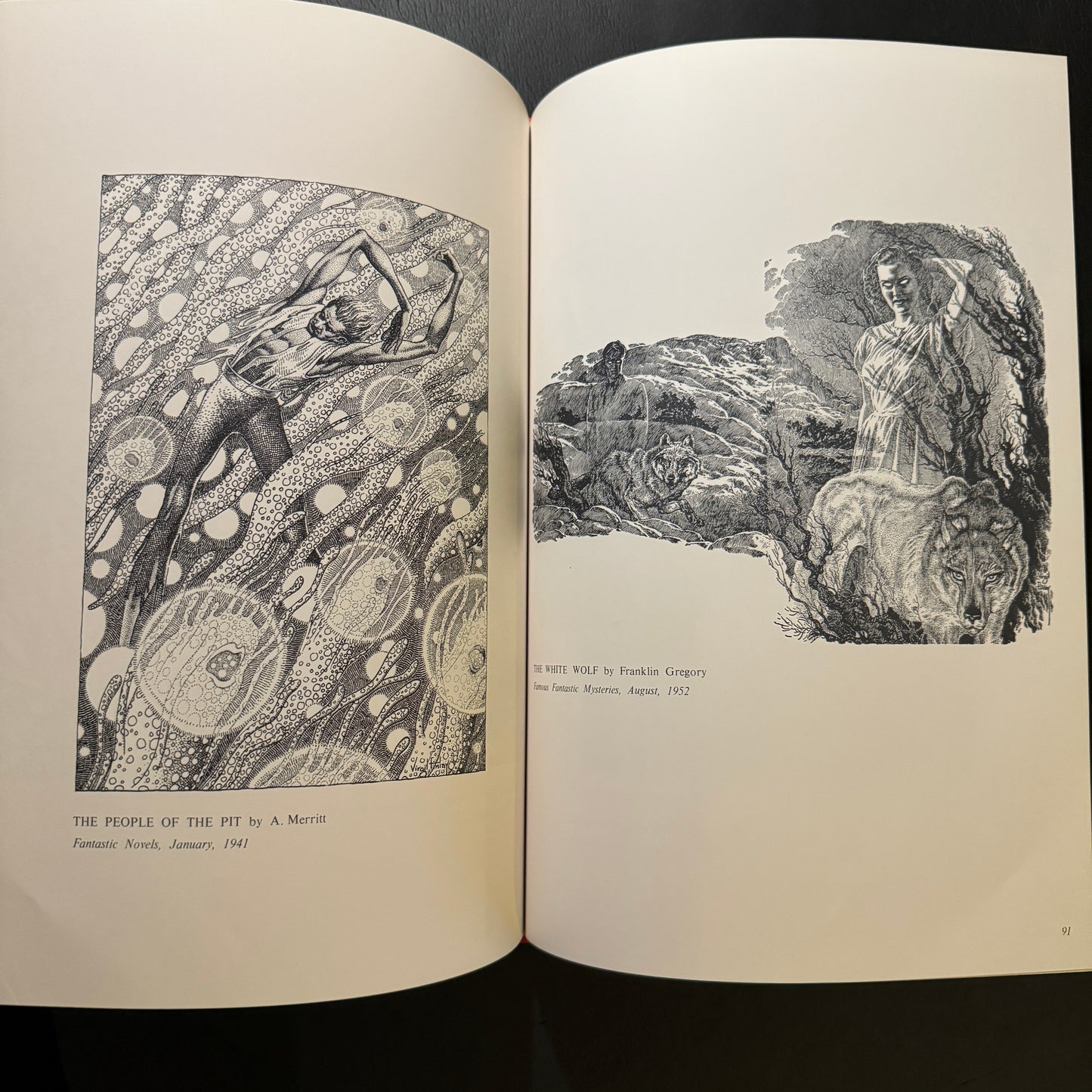 Virgil Finlay Fantasy Illustrations