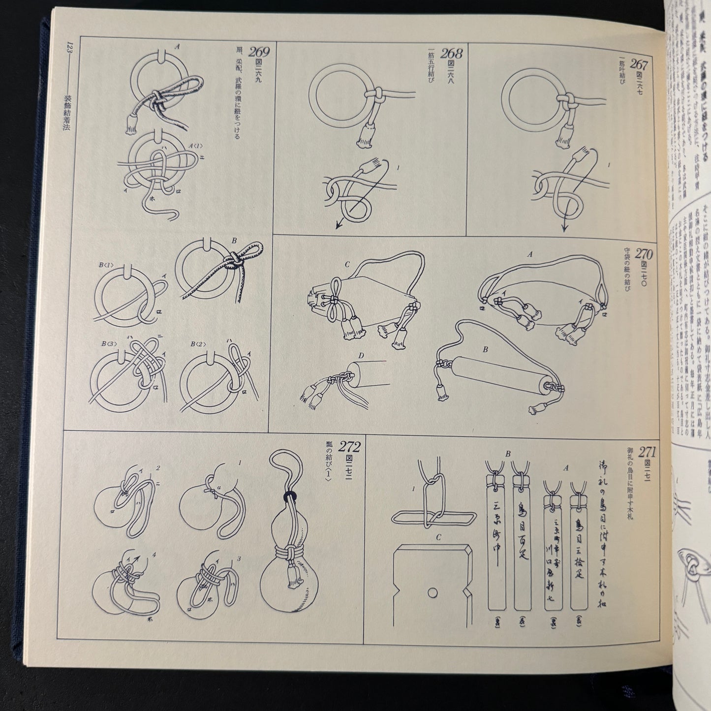 Illustrated Japanese knot