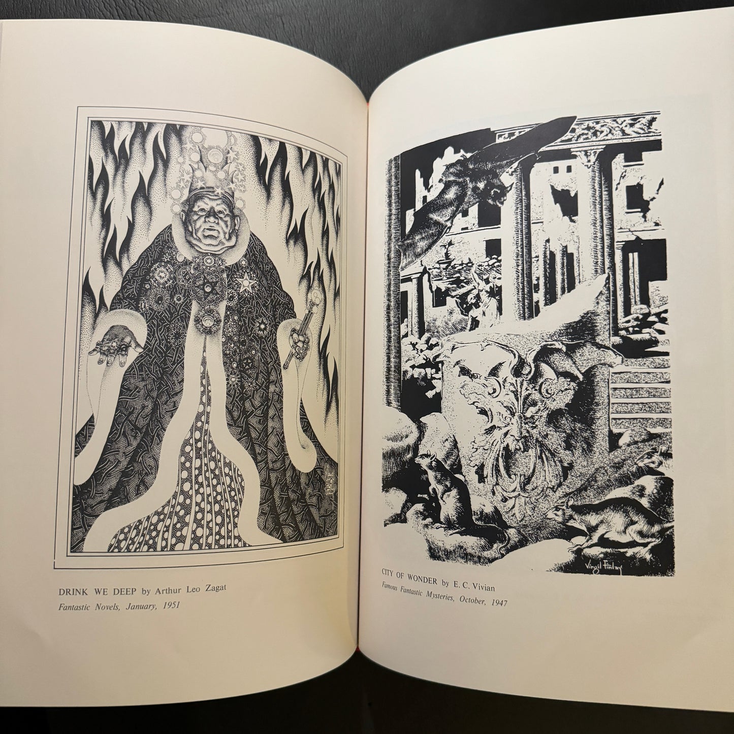 Virgil Finlay Fantasy Illustrations