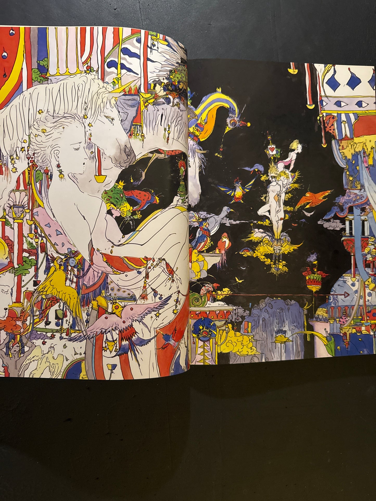 THE ILLUSTRATIONS FOR TAROT CARD OF YOSHITAKA AMANO