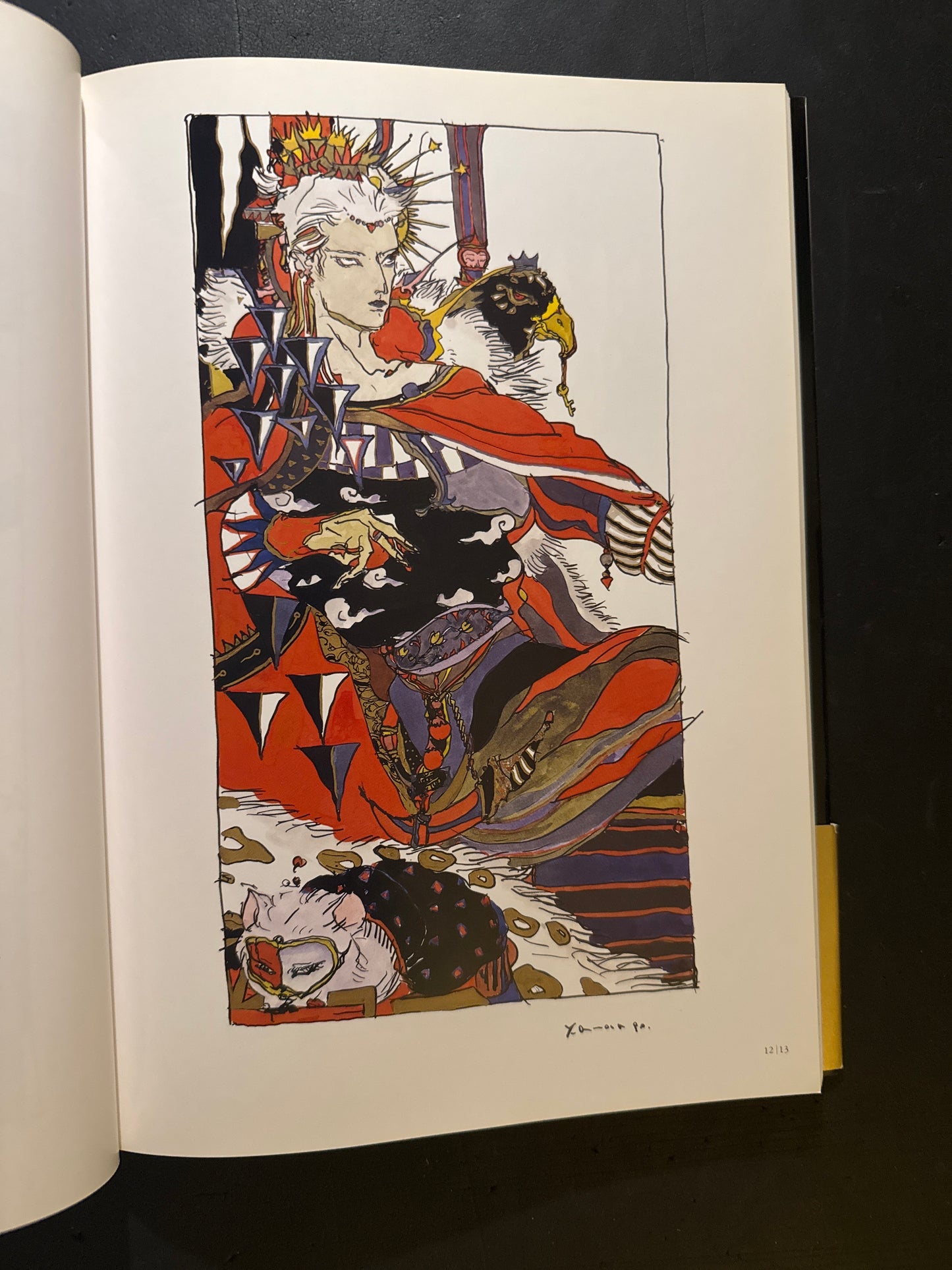 THE ILLUSTRATIONS FOR TAROT CARD OF YOSHITAKA AMANO