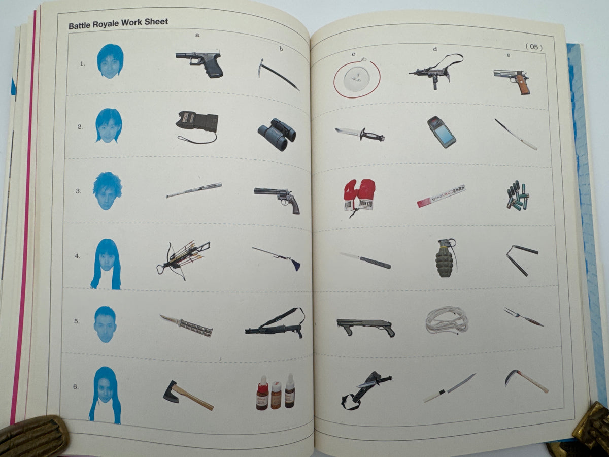 BATTLE ROYALE photobook. THE UNSUAL SUMMER VACA42 STUDENTS,CRASS B