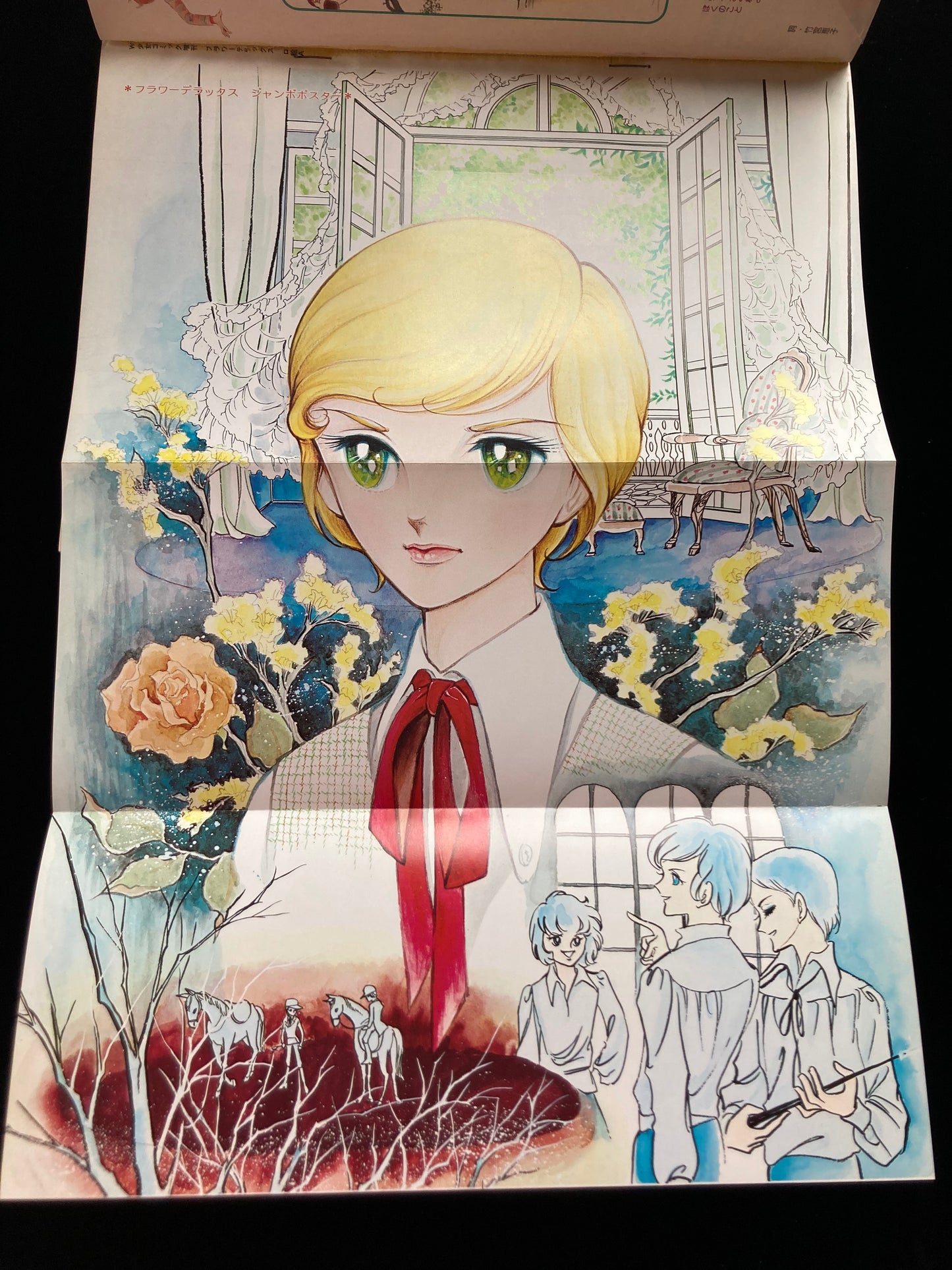 "Flower Deluxe" Keiko Takemiya illustration book