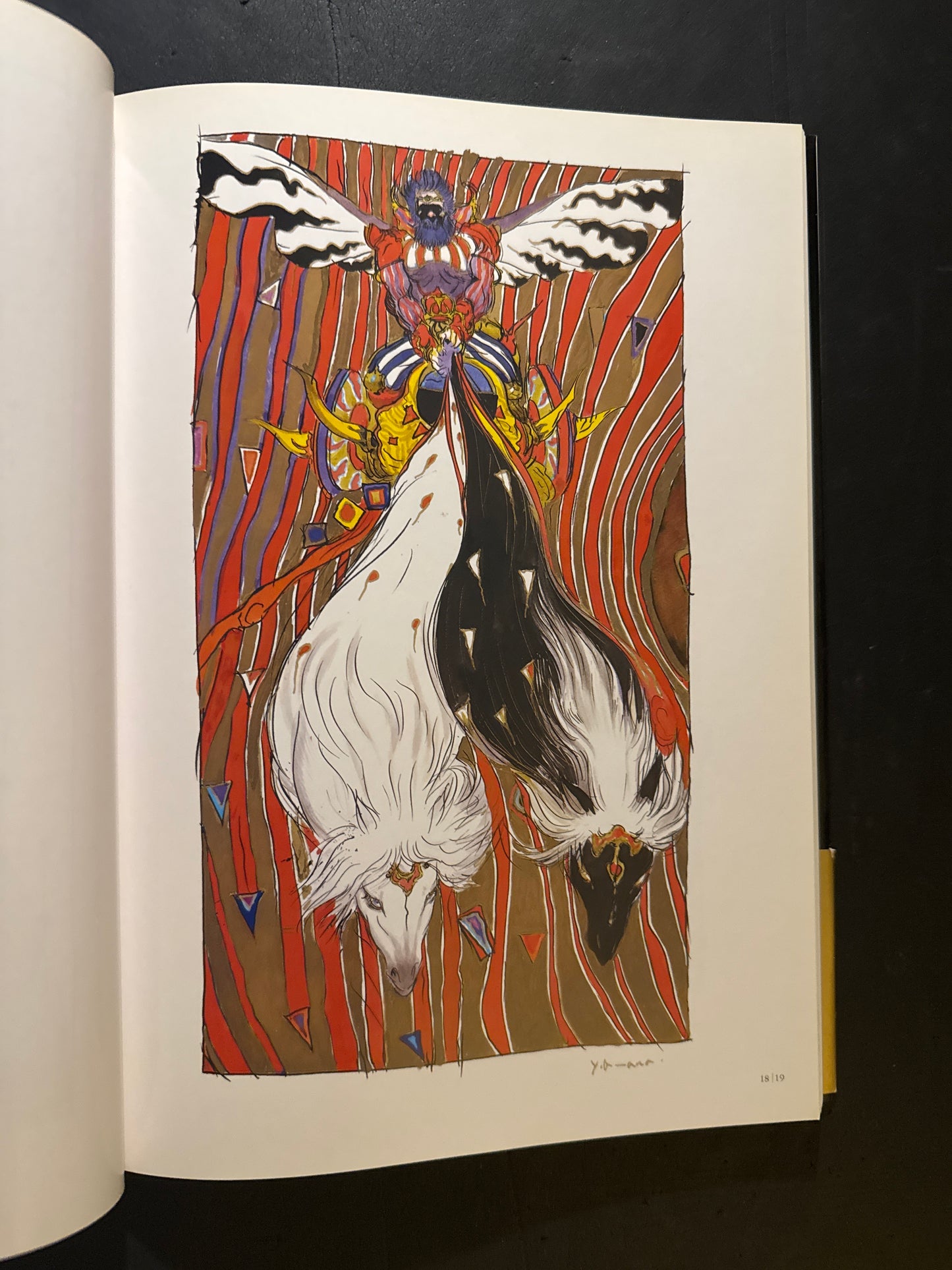 THE ILLUSTRATIONS FOR TAROT CARD OF YOSHITAKA AMANO