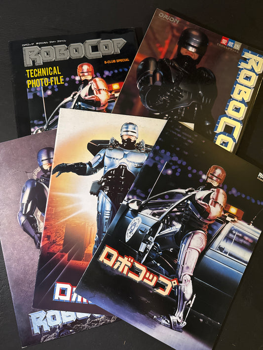 ROBOCOP 1-3 pamphet & 2 book set