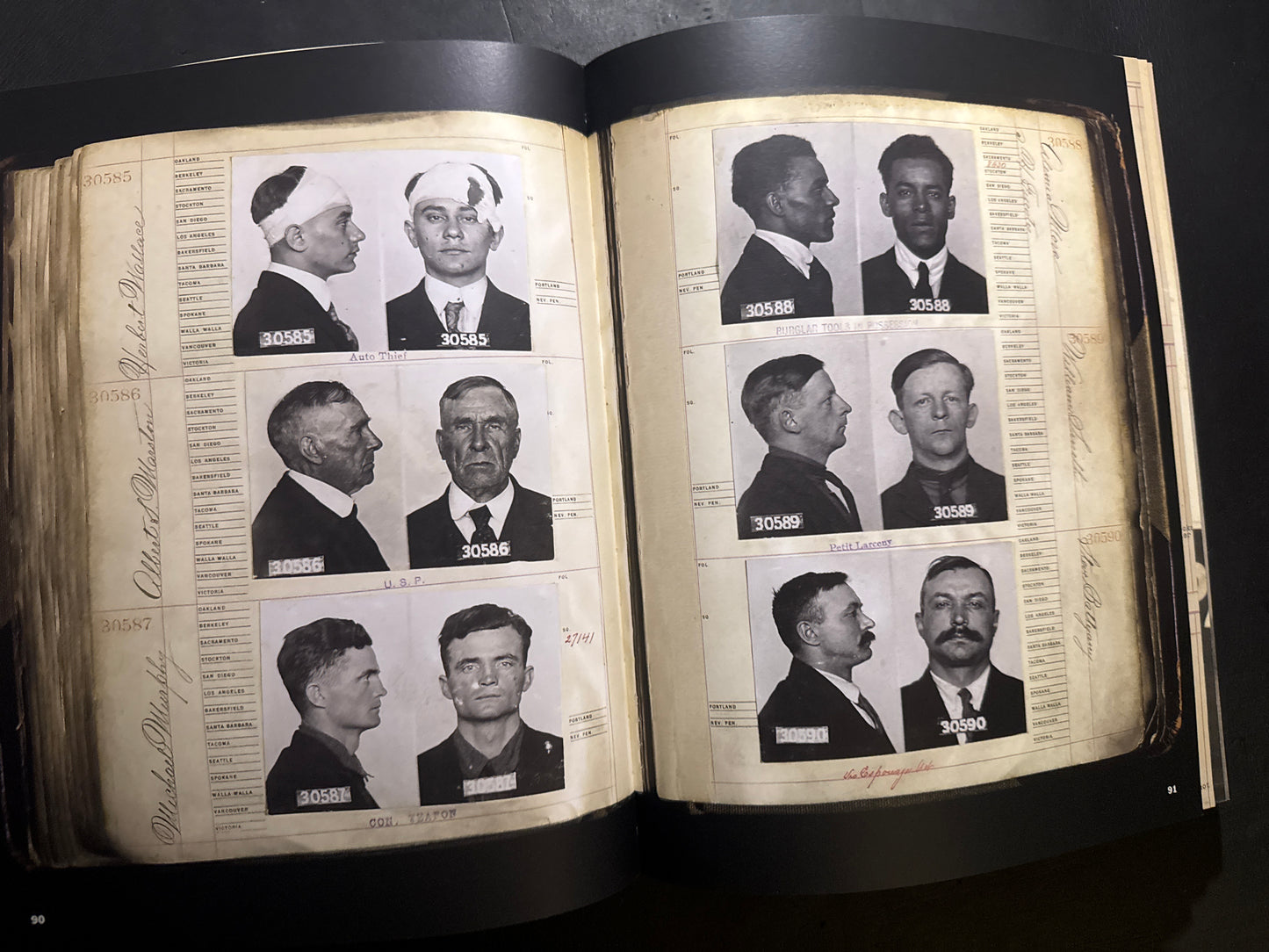 LEAST WANTED : A Century of American Mugshots