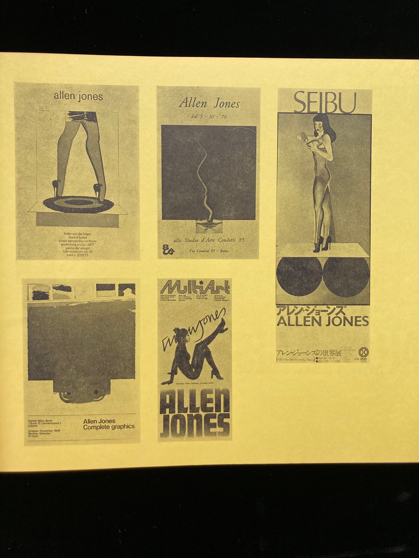 ALLEN JONES catalogue
