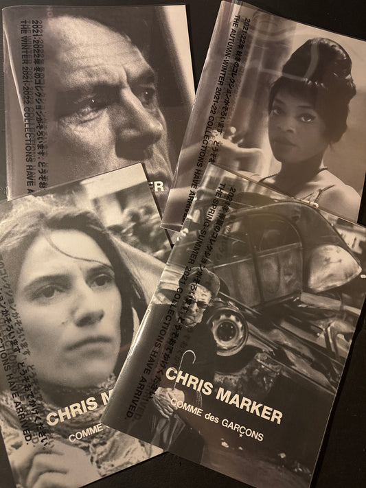 COMME des GARCONS × CHRIS MARKER 2021-2022 collection 4 DMs