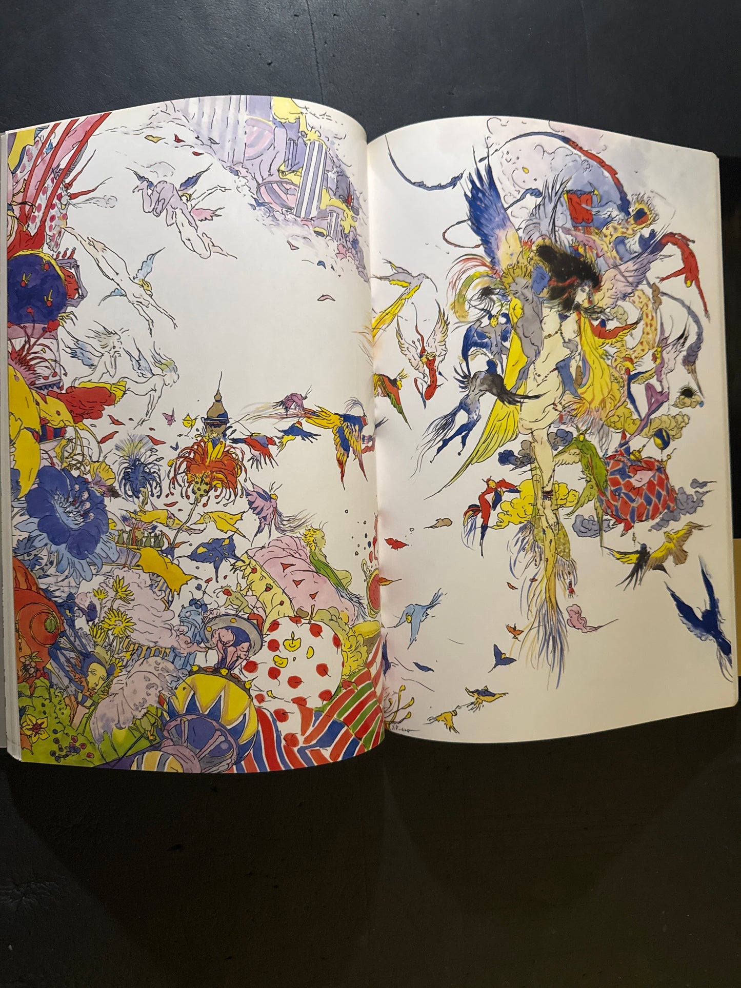 THE ILLUSTRATIONS FOR TAROT CARD OF YOSHITAKA AMANO