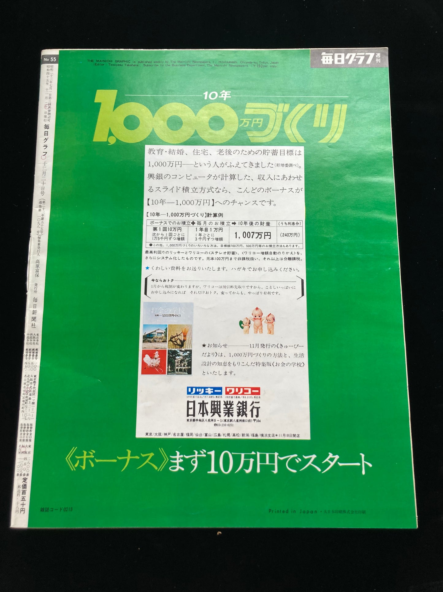 The Mainichi Graphic feat. Antonio Lopez No.55
