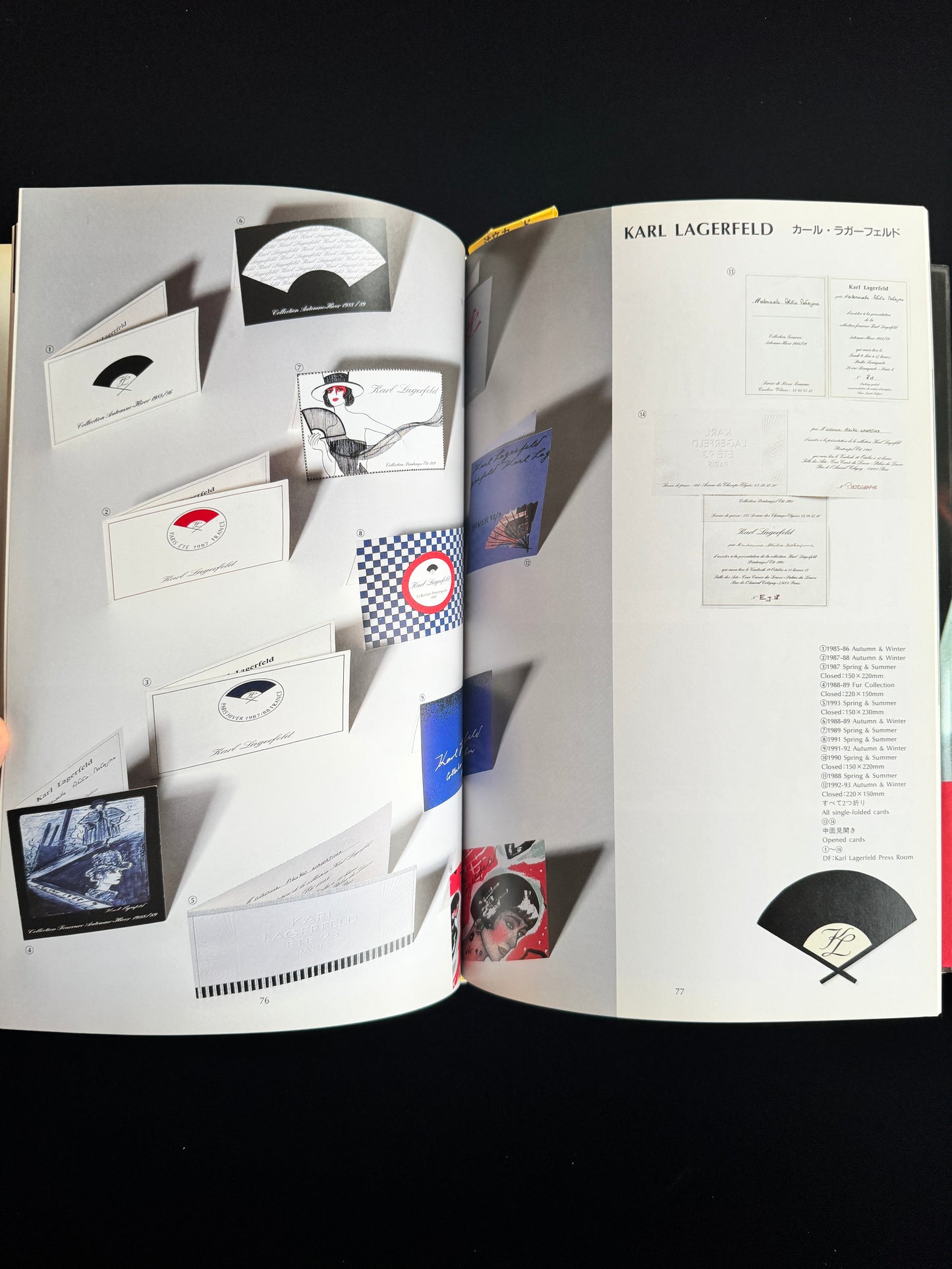 THE PARIS COLLECTIONS : INVITATION CARDS