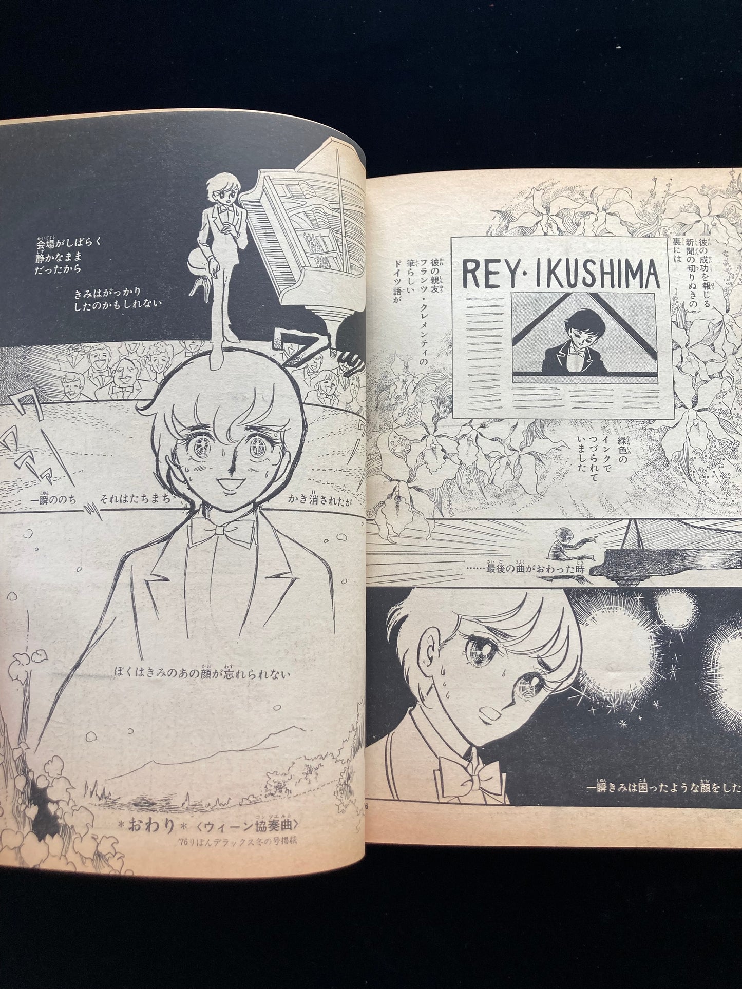 "Flower Deluxe" Keiko Takemiya illustration book