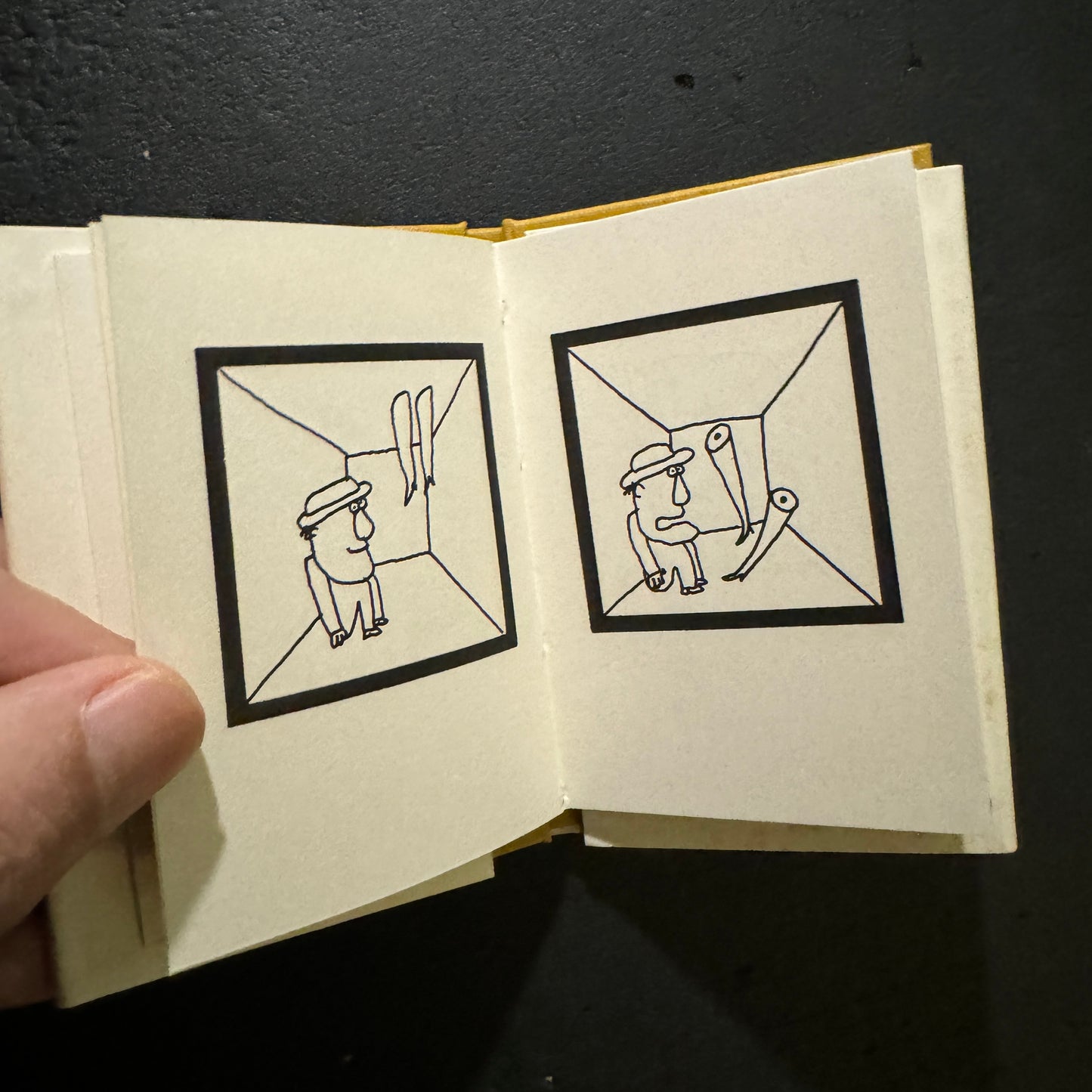 miniature book : three-sided mirror