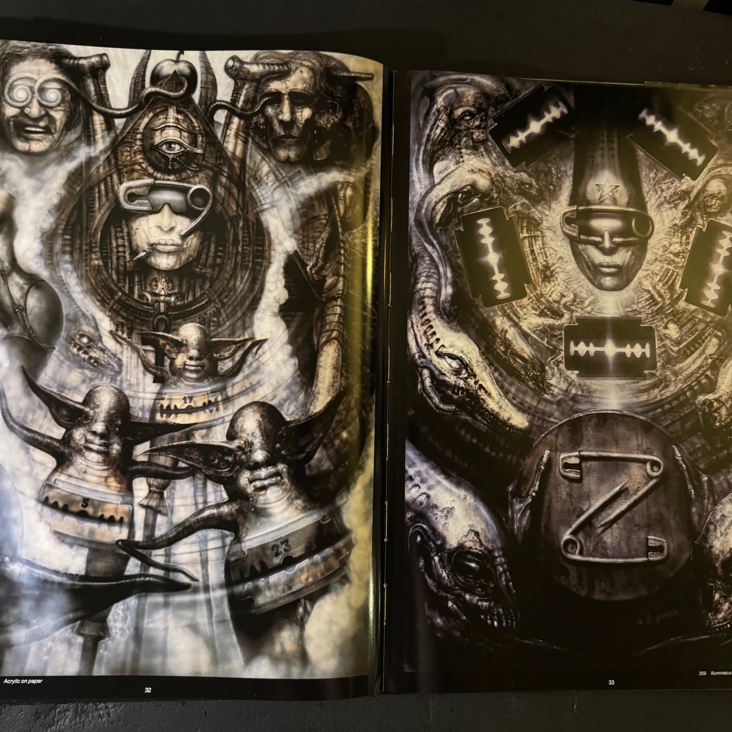 H.R.GIGER'S NECRONOMICON Ⅰ & Ⅱ set