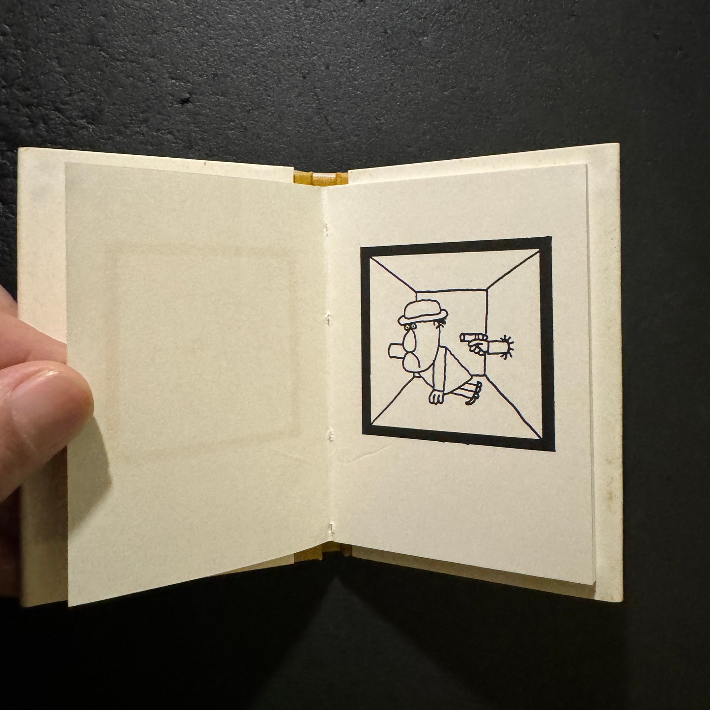 miniature book : three-sided mirror